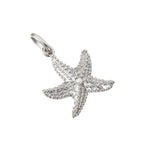 silver star fish pendant - seolgold