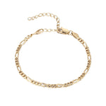 figaro bracelet - seol gold