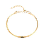 herringbone necklace - seol gold