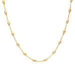 18ct Gold Vermeil Beaded Chain Necklace