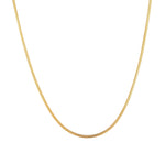 18ct Gold Vermeil Rounded Snake Chain