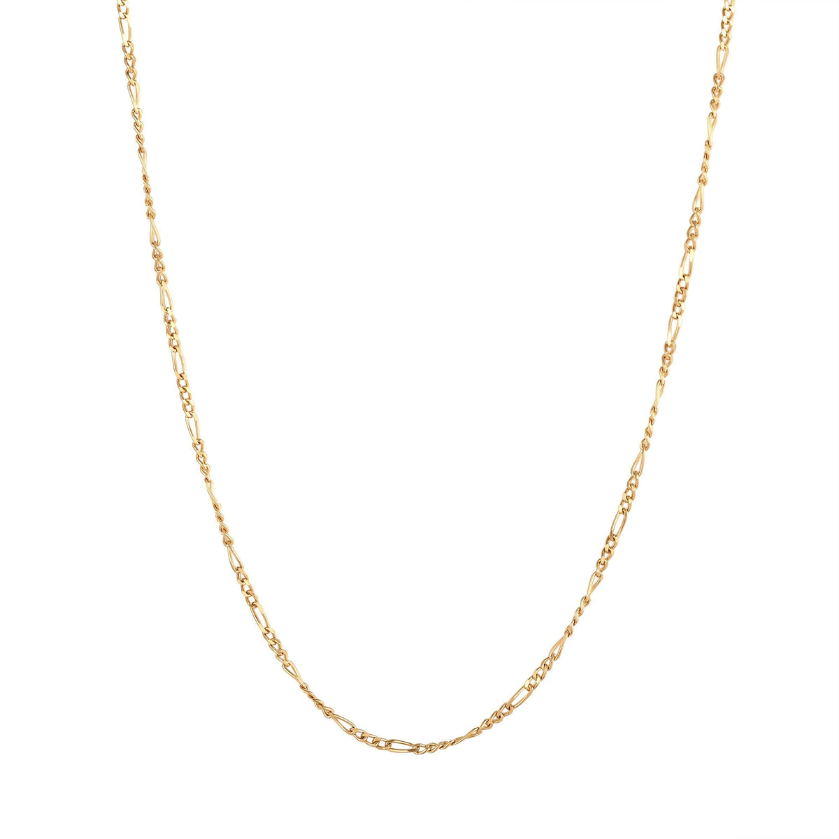 gold figaro necklace -seol gold