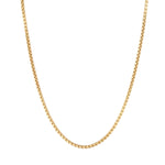 18ct Gold Vermeil Rounded Box Chain
