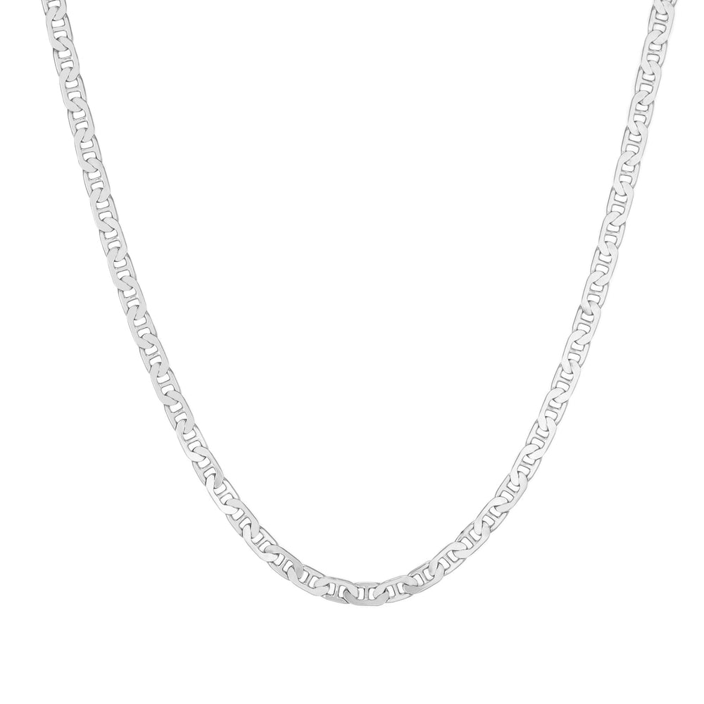 Sterling Silver Solid Mariner Chain