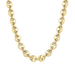 18ct Gold Vermeil Puffed Mariner Chain