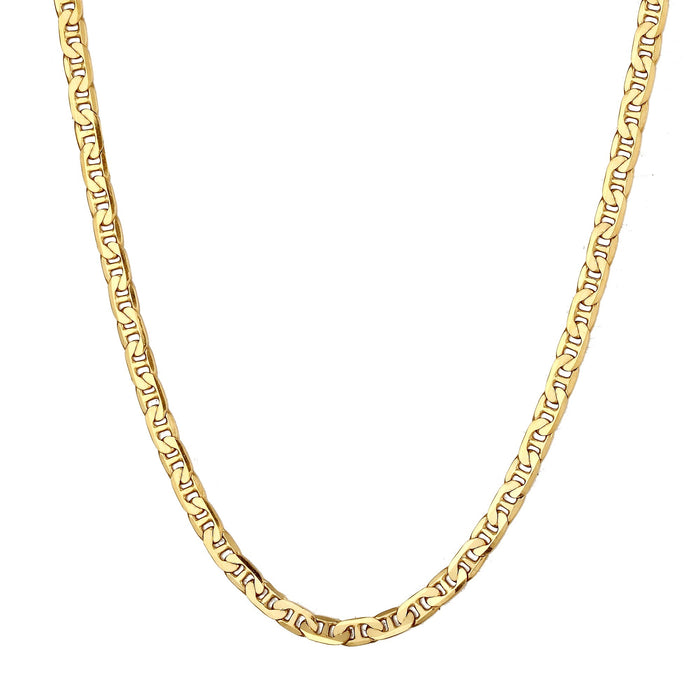 anchor chain necklace - seol-gold