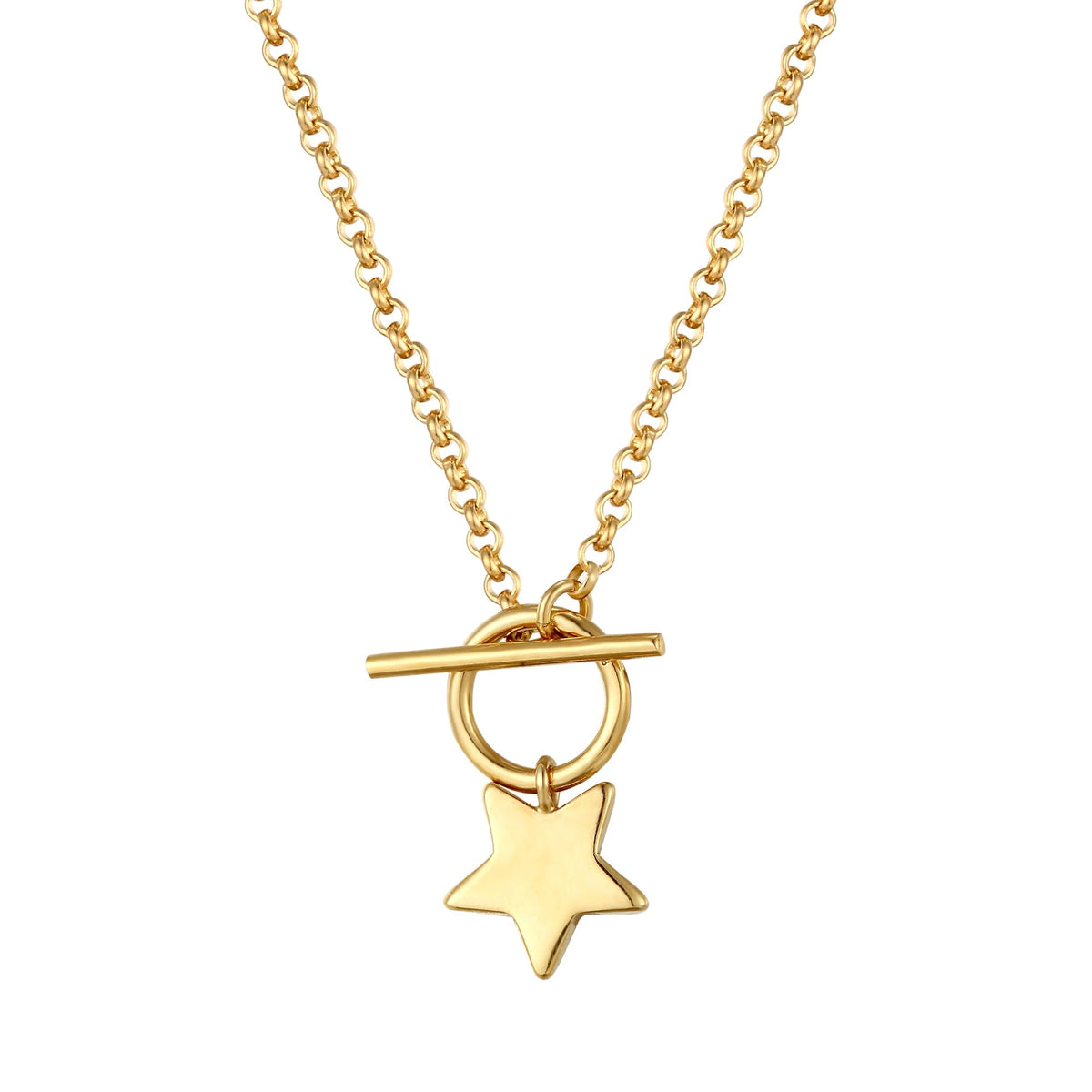 soph floyd - gold star necklace - seol-gold