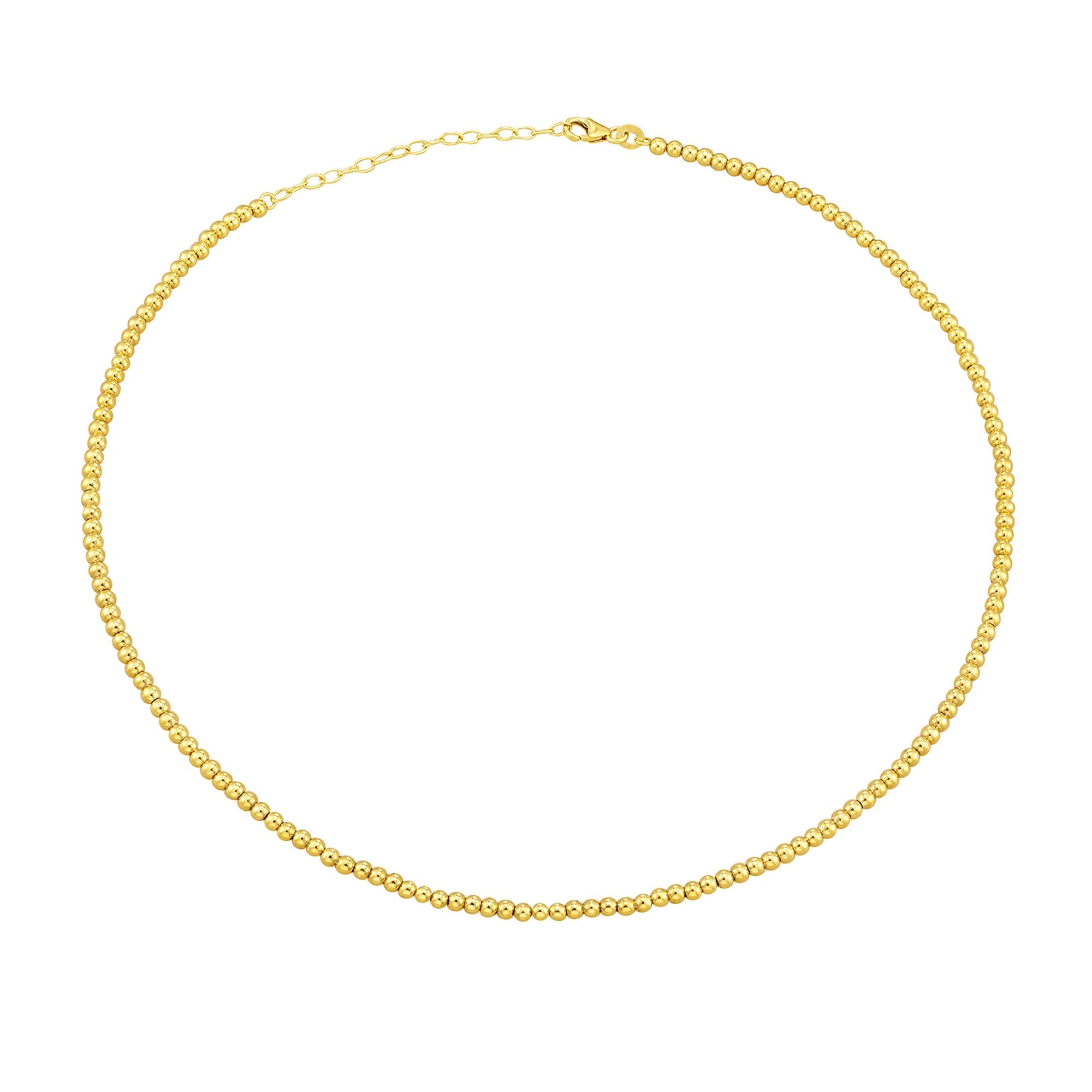 bead necklace - seol gold