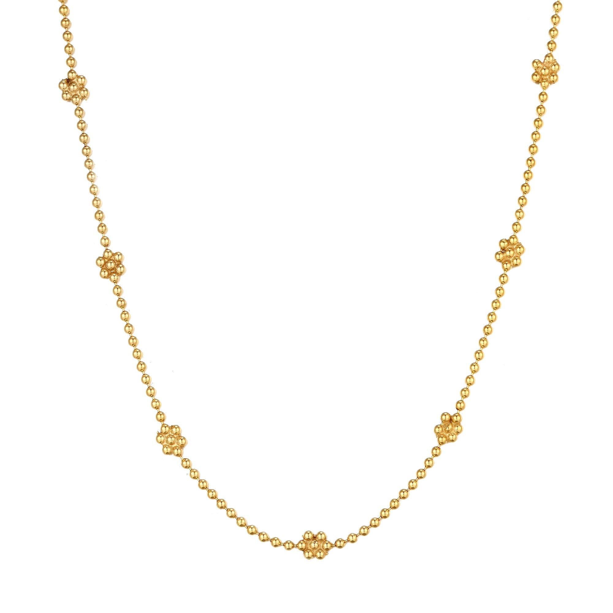 daisy necklace - seol gold