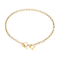 Seol Golds - Rolo Heart T-Bar Necklace