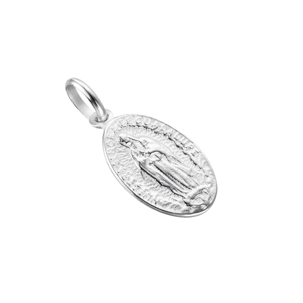 Sterling Silver Lady Guadalupe Pendant