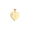 Heart pendant - gold pendant - seolgold