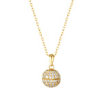 Pave Sphere Necklace