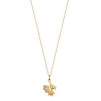 gold dragon necklace- seol-gold