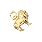 18ct Gold Vermeil Lion Charm Pendant