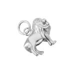 Sterling Silver Lion Charm Pendant