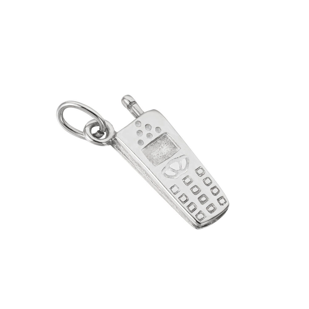 Sterling Silver Mobile Phone Pendant