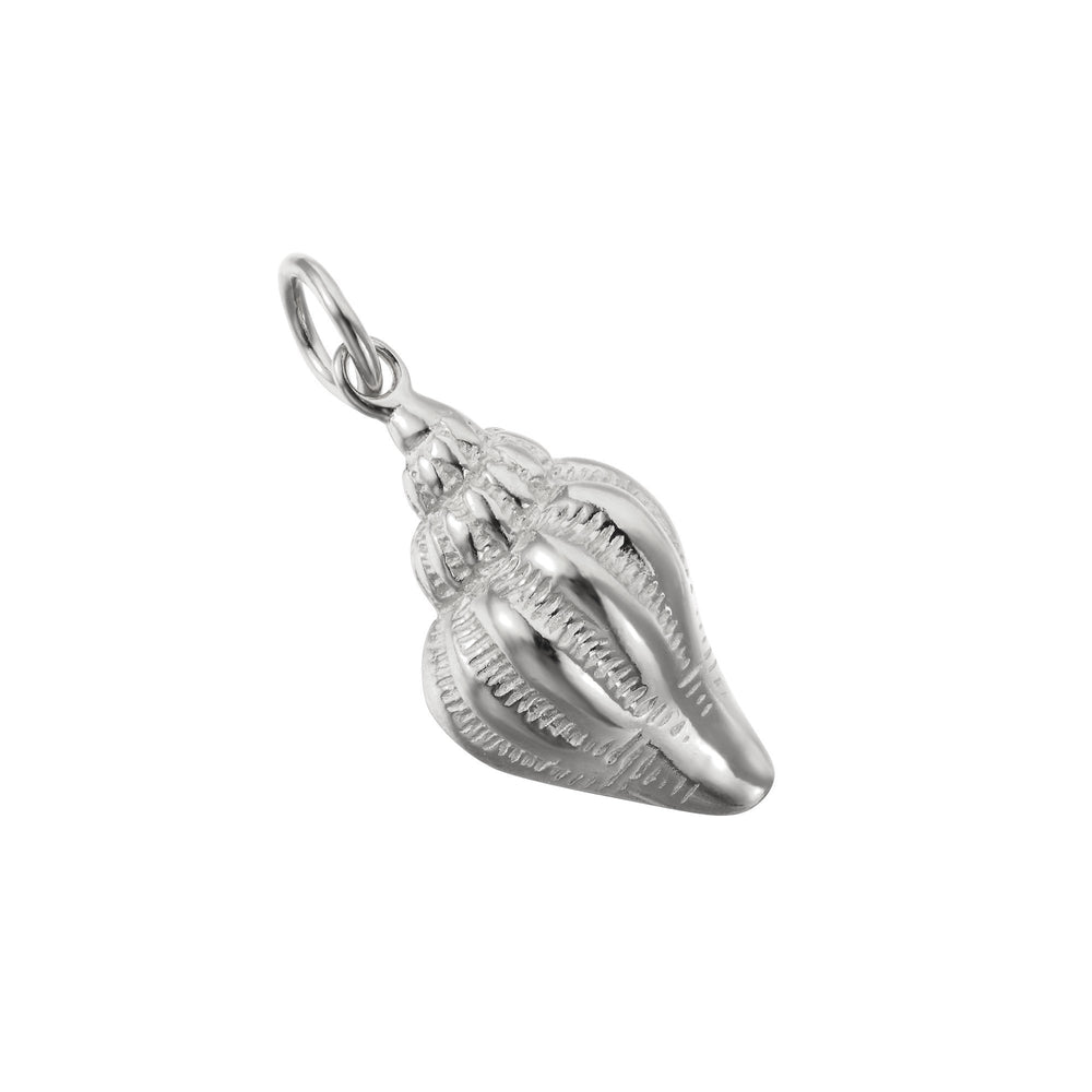 Sterling Silver Conch Shell Pendant Charm