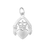 Sterling Silver Claddagh Charm Pendant