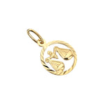 18ct Gold Vermeil Zodiac Sign Pendant