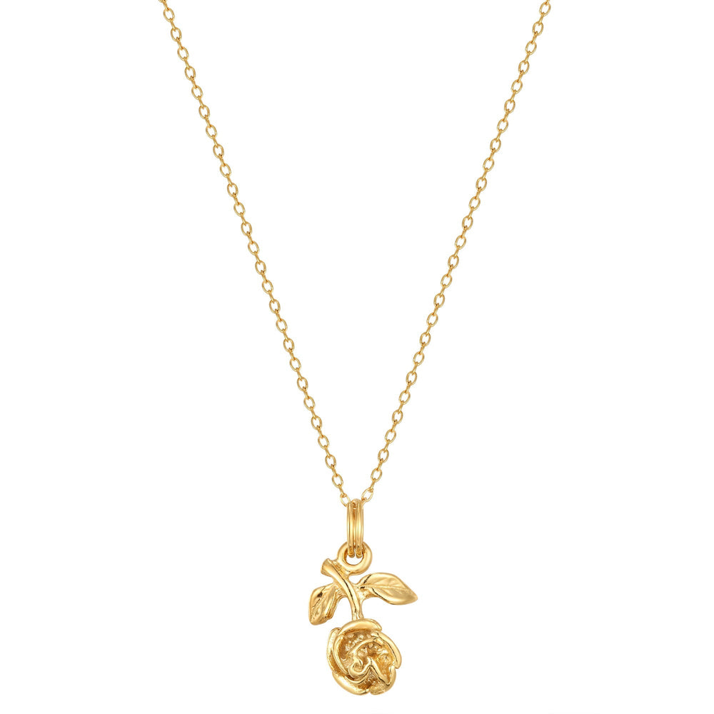Gold rose pendant -seol gold
