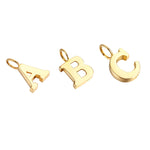 9ct Solid Gold Classic Letter Charms