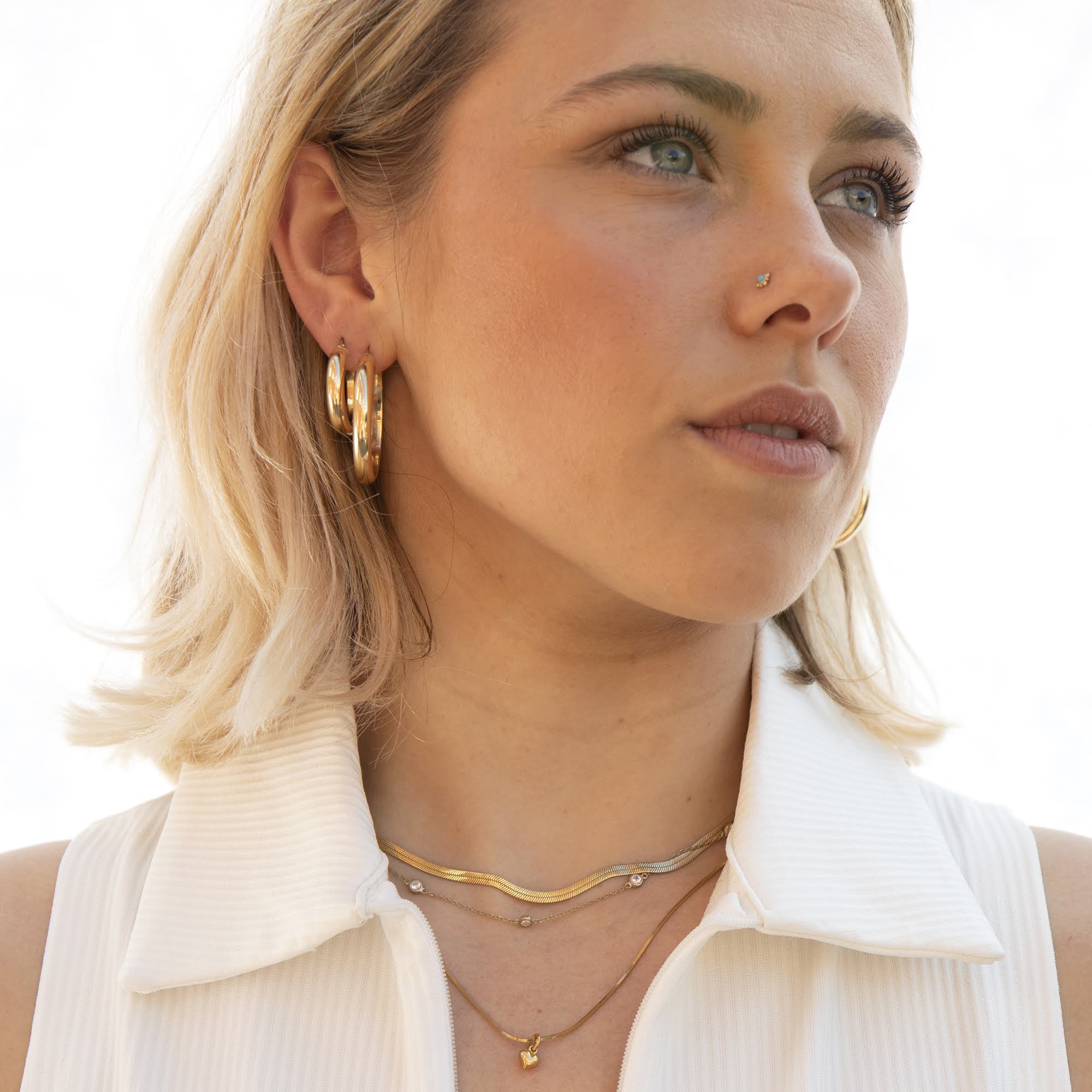 heart charm - seol gold