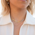 Gold Parallel Bar Necklace - seol-gold