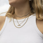 tbar chain necklace - seol gold