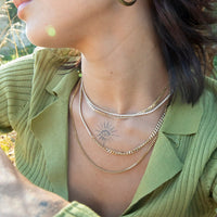 curb tennis chain - seol gold