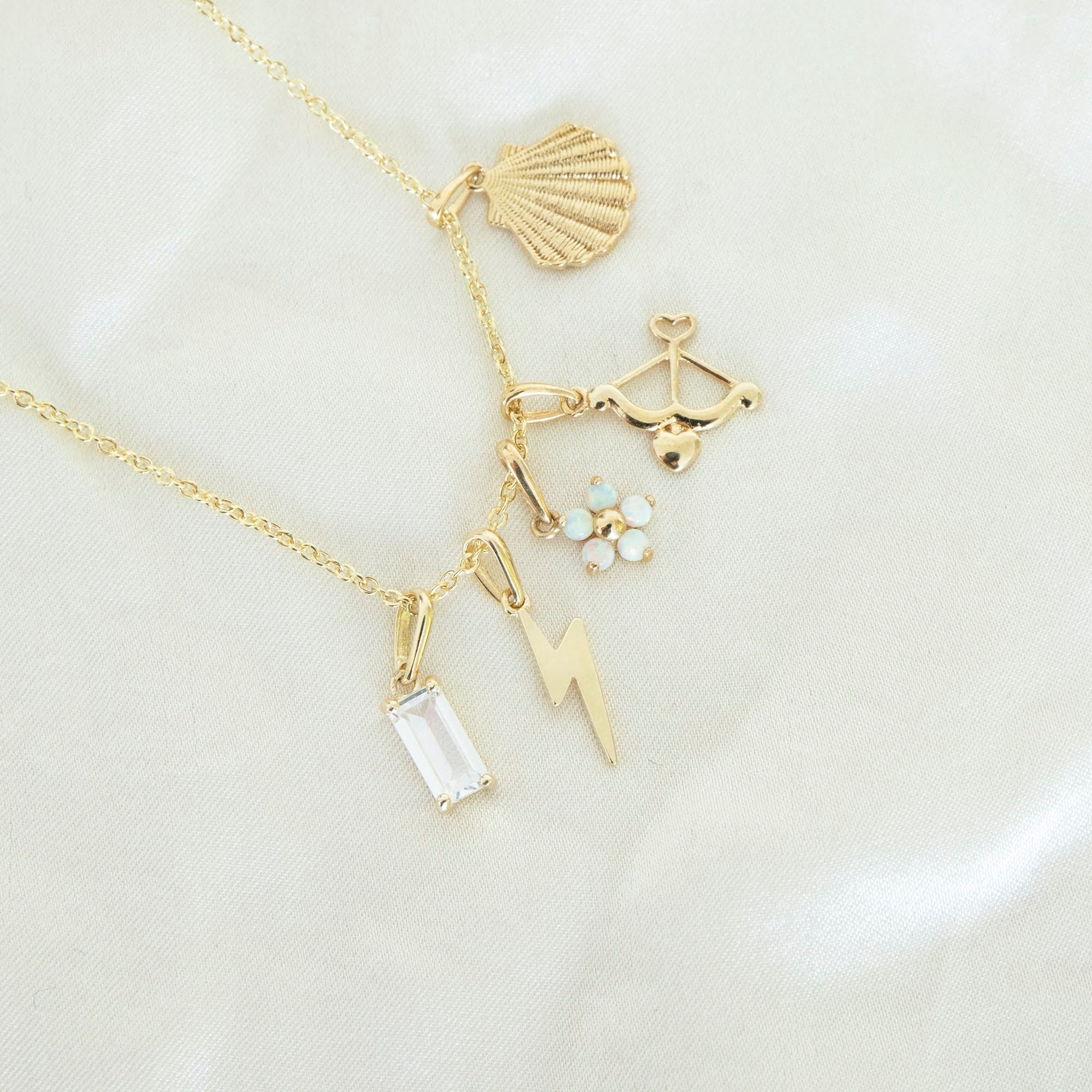gold arrow necklace - seolgold