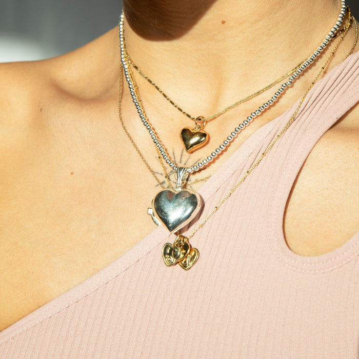 i love you pendant - seol gold