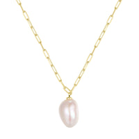 gold pearl Necklace -seol gold