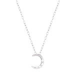 crescent moon necklace - seolgold