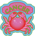 cancer sticker - seol gold