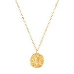 18ct Gold Vermeil Caesar Coin Medallion Necklace