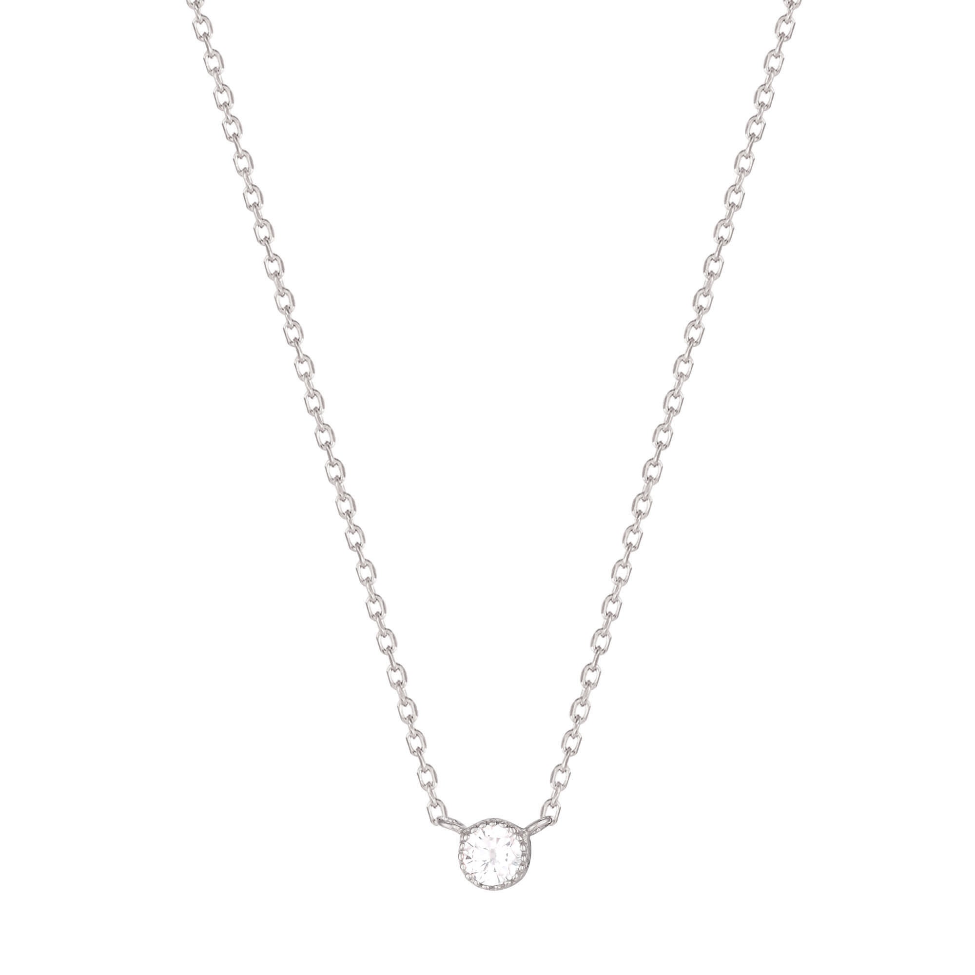 sterling silver necklace - seol-gold