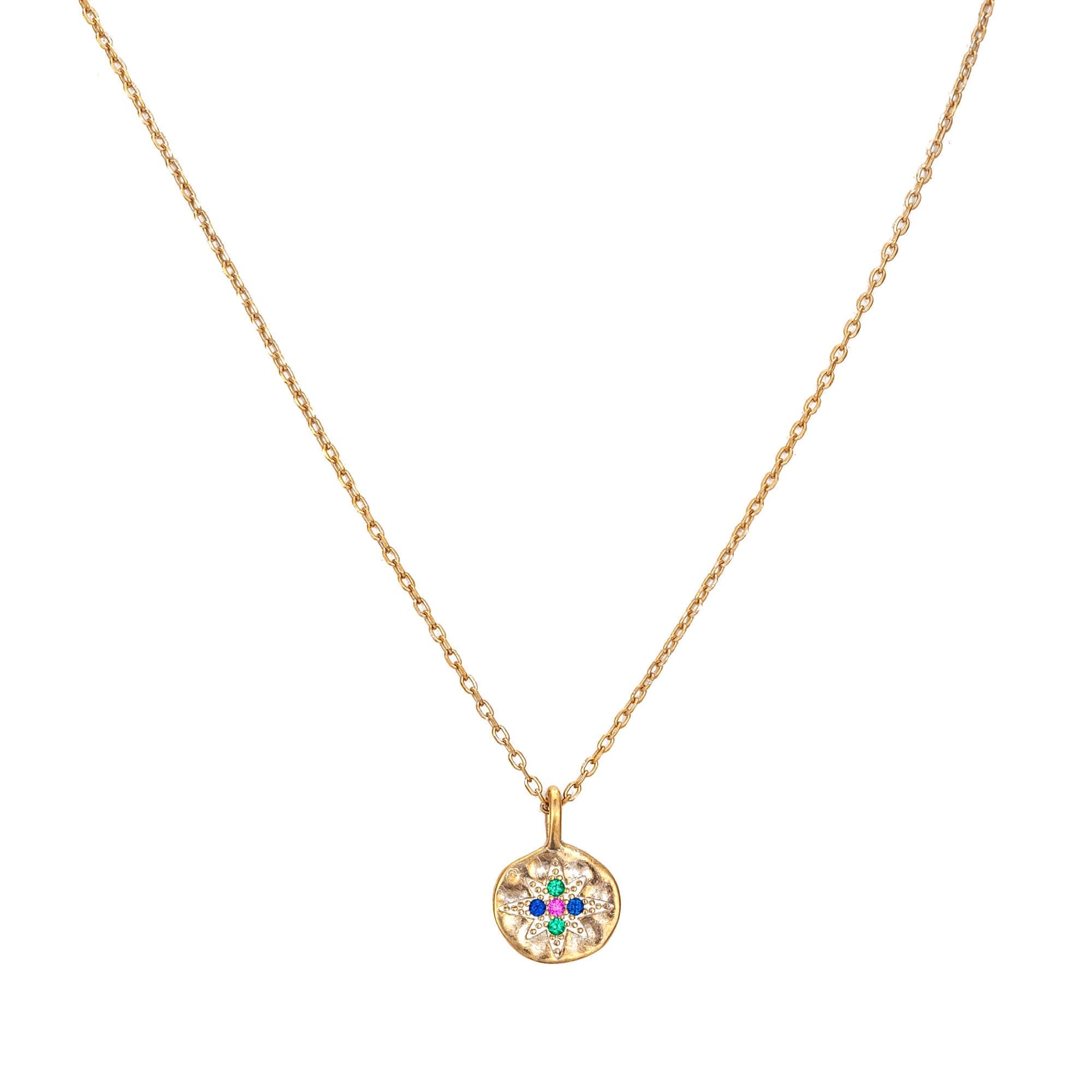 CZ Star necklace - seol gold