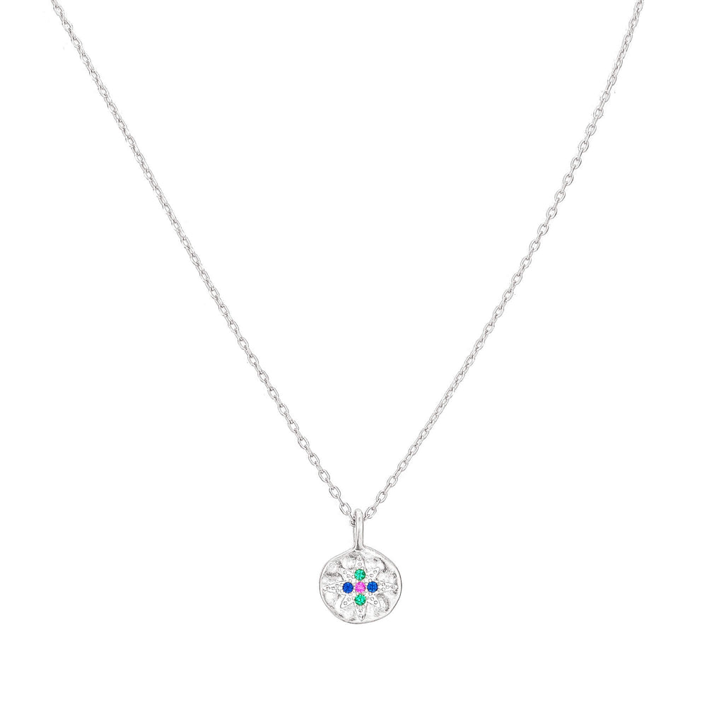 cz north star necklace - seol gold