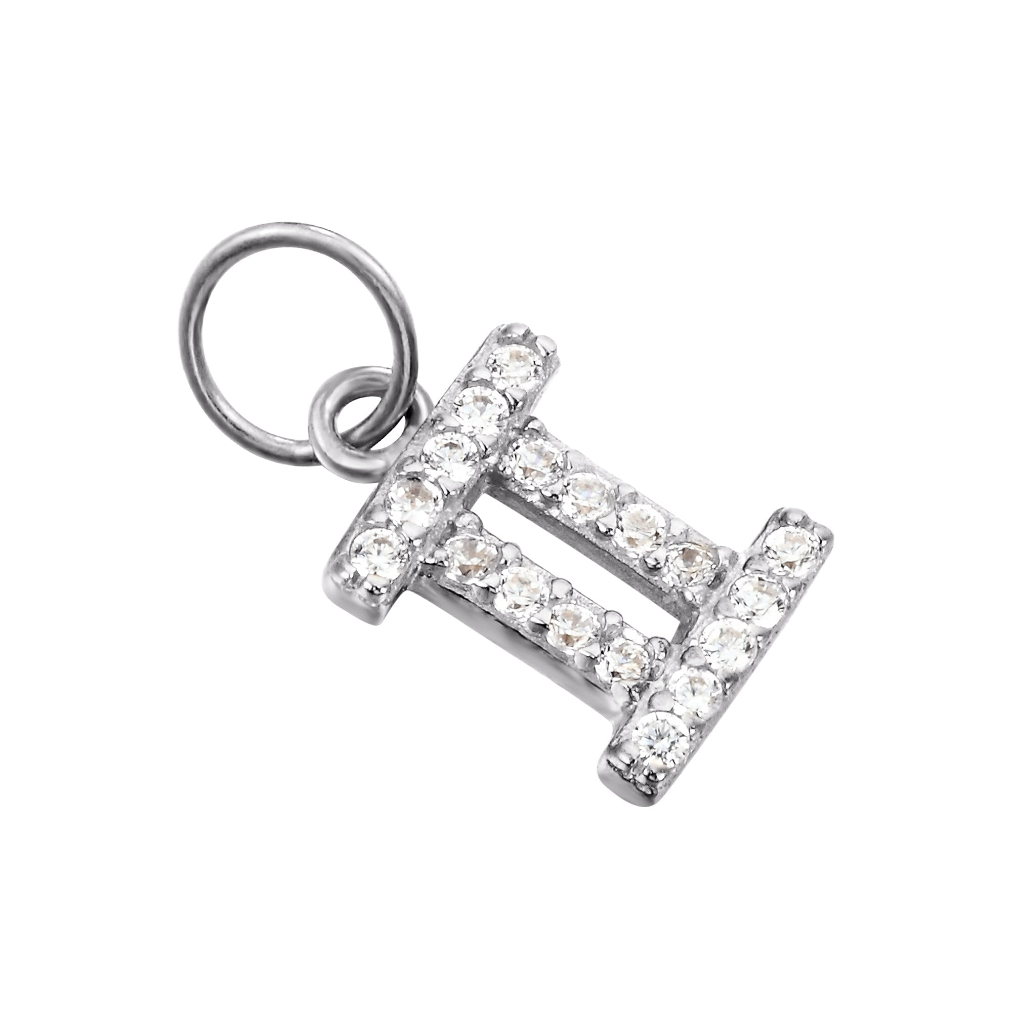 Seol + Gold CZ Roman Numeral Charm