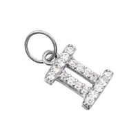 Seol + Gold CZ Roman Numeral Charm