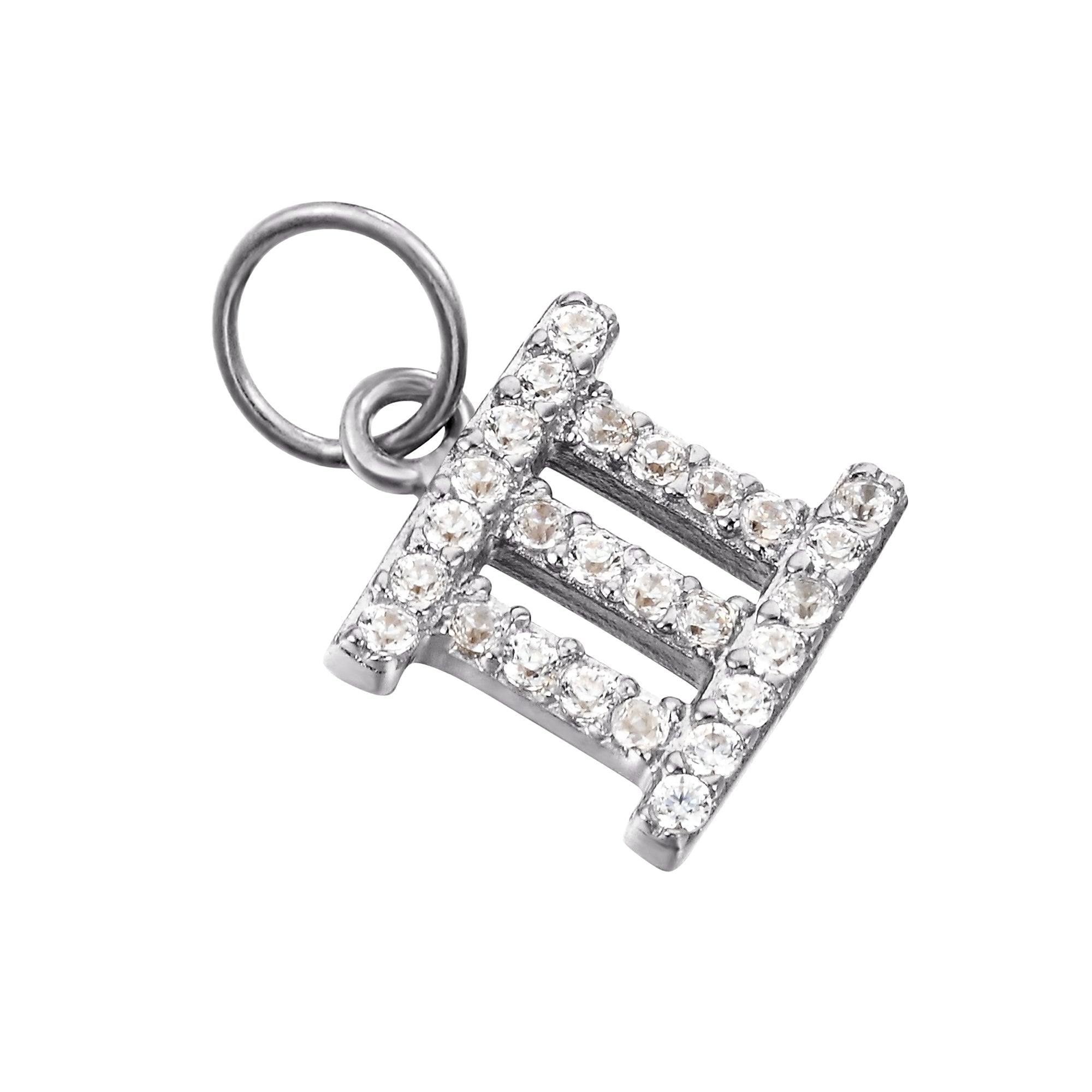 Seol + Gold CZ Roman Numeral Charm