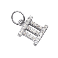 Seol + Gold CZ Roman Numeral Charm