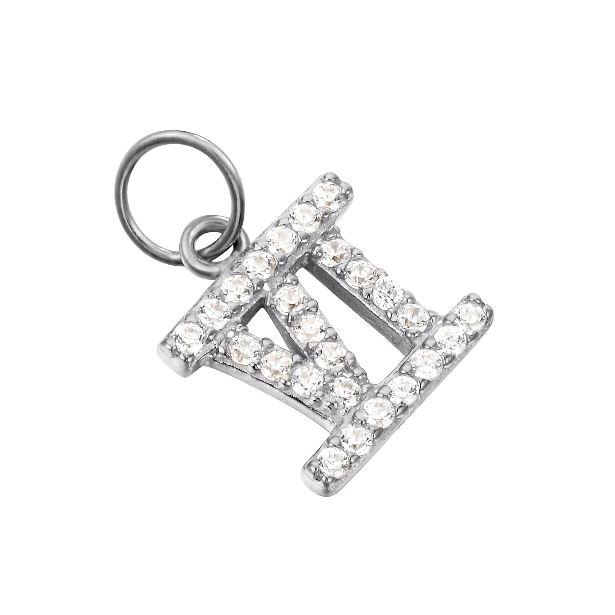 Seol + Gold CZ Roman Numeral Charm