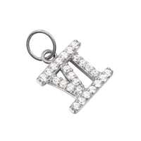 Seol + Gold CZ Roman Numeral Charm