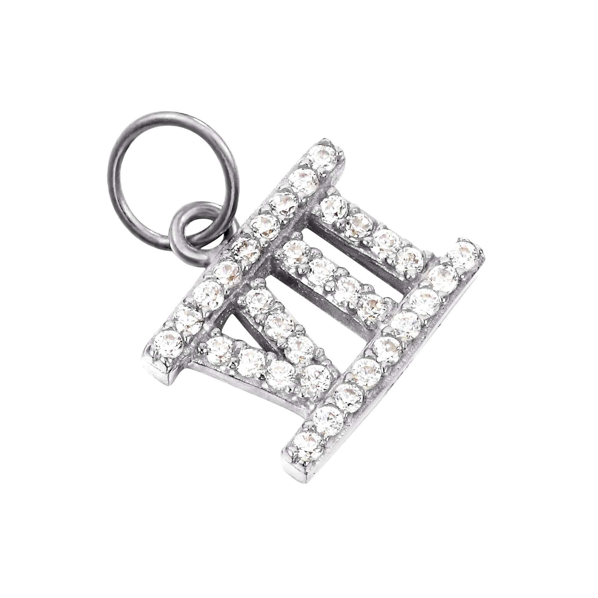 Seol + Gold CZ Roman Numeral Charm