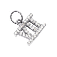 Seol + Gold CZ Roman Numeral Charm