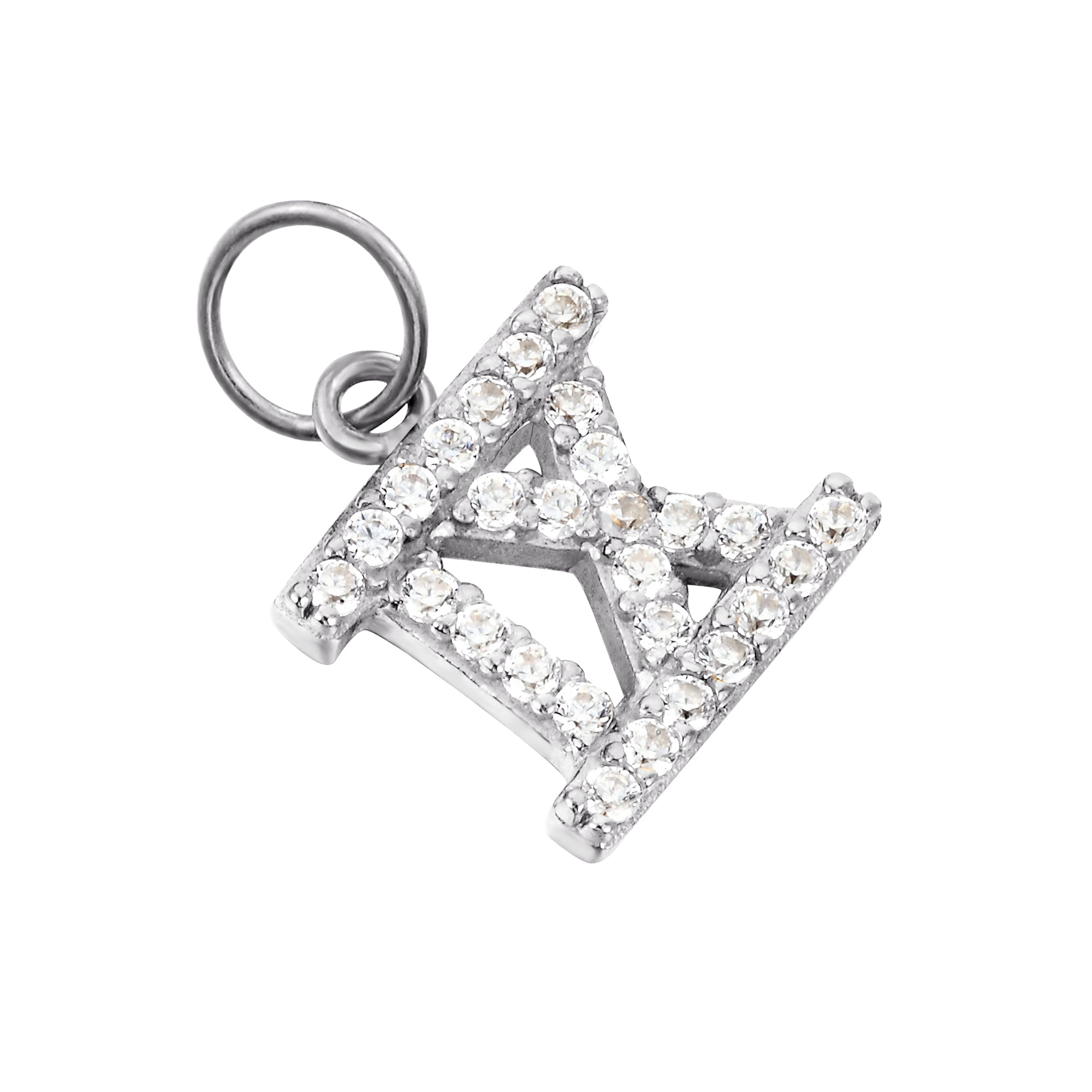 Seol + Gold CZ Roman Numeral Charm