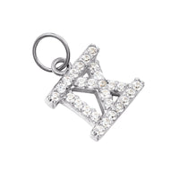 Seol + Gold CZ Roman Numeral Charm