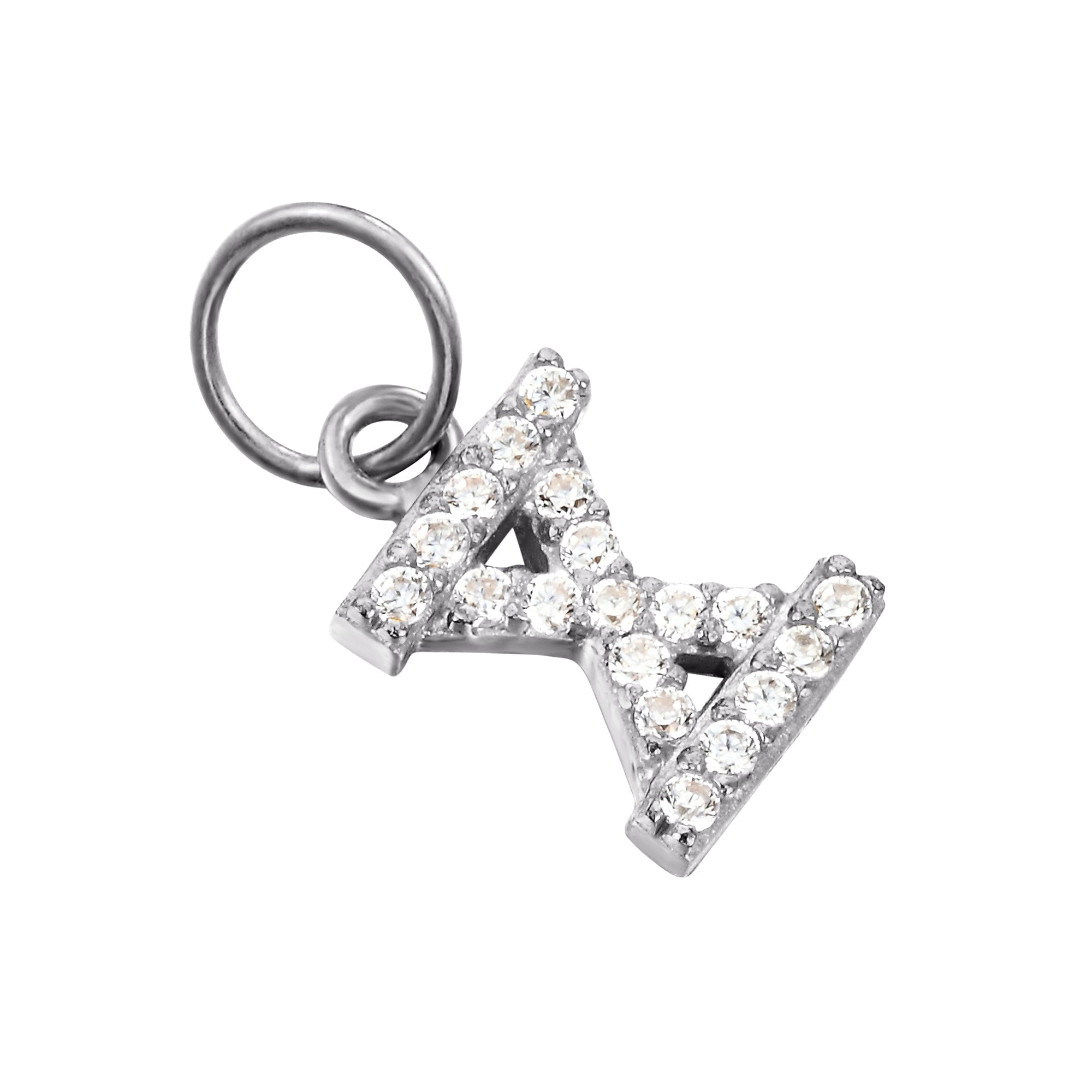 Seol + Gold CZ Roman Numeral Charm